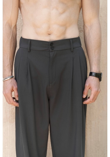 Mai Collection Geaohrid Siyah Erkek Pantolon Siyah