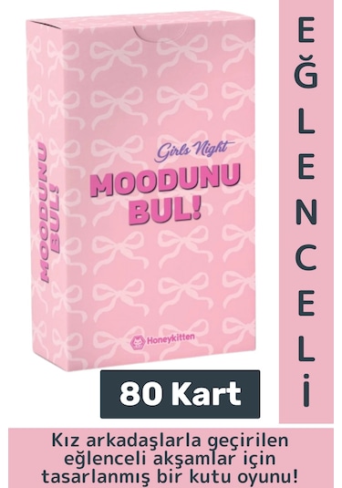 Eğlenceli Genç Yetişkin Arkadaş Yılbaşı Sosyalleşme Moodunu Bul-girls Night Oyun Kartları 80 Kart