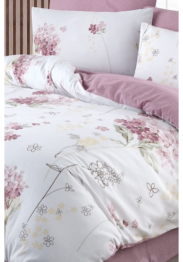 Mystory Home Viola Lastikli Çarşaflı Çift Kişilik Nevresim Takımı 200 x 220