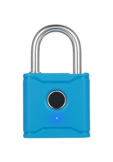Jokmae Bluetooth Biyometrik Kilit, 20 Parmak Kaydı, Mavi, T1004d Model