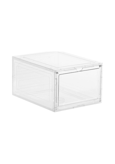 Suntek Şeffaf Ayakkabı Kutusu İstiflenebilir Manyetik Kapatma