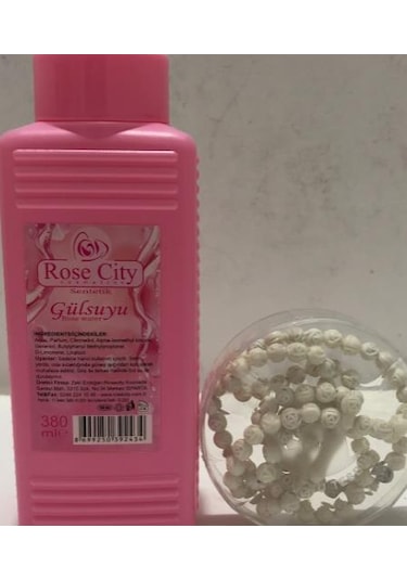 RoseCity Sentetik Gülsuyu 380ml Alana RoseCity Gül Kokulu 99lü Be
