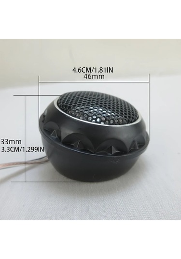 Xuweiwei 2 Adet Araç Yüksek Frekans Hoparlör Yükseltme Ts-t280 Baş Subwoofer Yüksek Frekans Hoparlörü