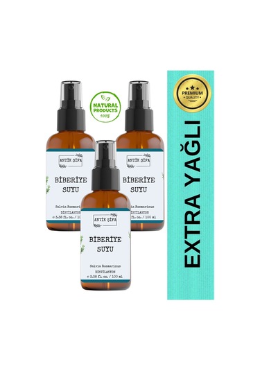 Biberiye Suyu 300 Ml - 3 X 100ml Sebum/yağ Dengeleyici Tonik