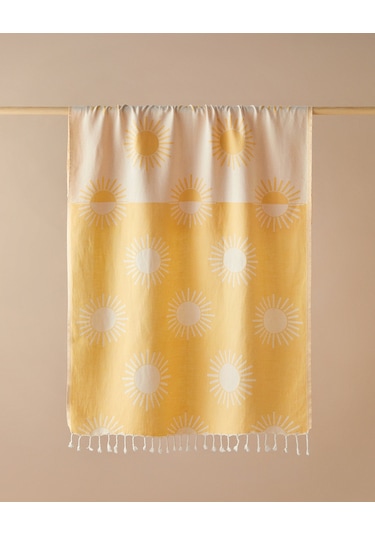 English Home Vina Pamuklu Peştamal 90x150 Cm Sarı Sarı