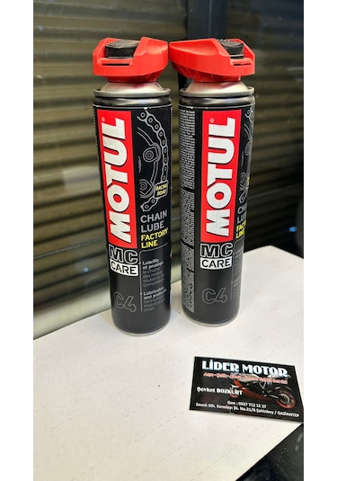 Motul C4 Chain Lube Zincir Yağlama Spreyi 2 x 400 ML