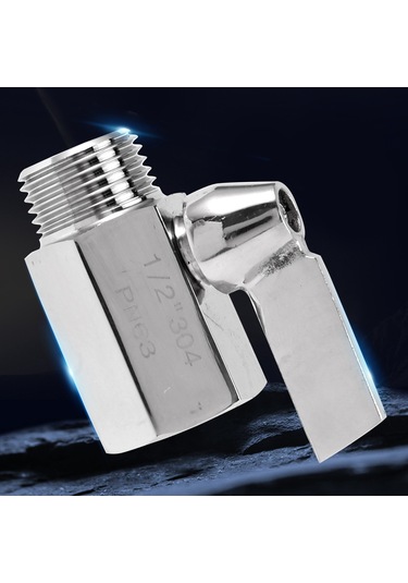 304 Paslanmaz Çelik Mini Küresel Vana 1/2 İnç Dişi X Erkek Npt Konu