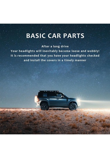 Xiyyadms Araç Farı Gümüşsü Koruma Kapağı 2 Adet - Su Ve Toz Engeli, Geniş Uyumlu, H4 Ve 8cm Çaplı Farlar İçin, Kolay Kurulum