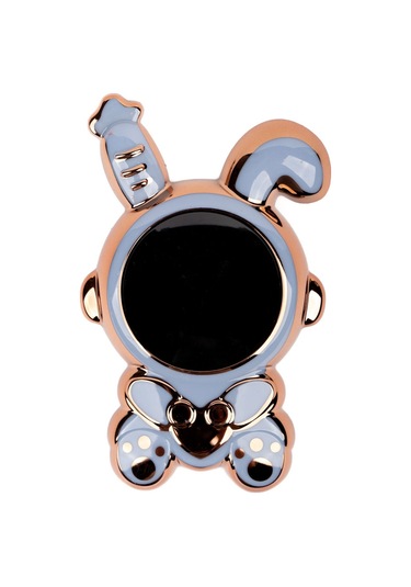 Kilifone - Telefon Standı Space Kalpli Astronot Figürlü Cep Telefon Standı - Mavi - T27367 Mavi