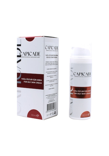 Capicade Acne Yağlı Ciltler için Bakım Kremi 50 ML