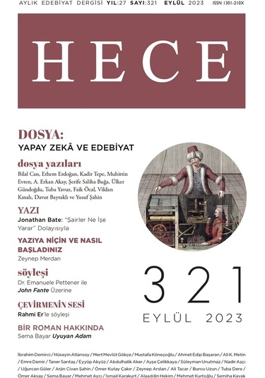 Hece 321.sayı Eylül 2023