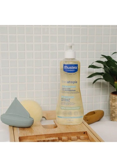Mustela Stelatopia Huile Lavante Cleansing Oil 500 Ml 2 Adet