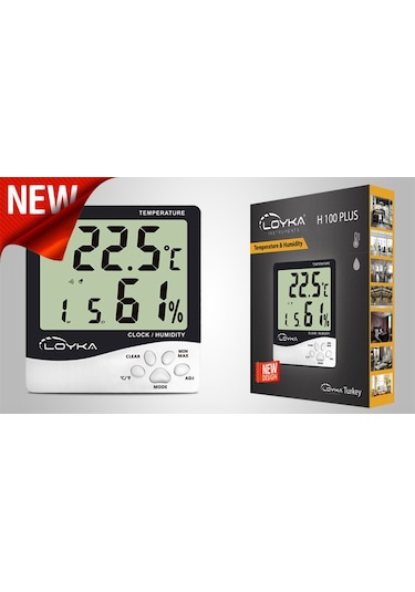 Loyka H100 Plus Sıcaklık ve Nem Ölçer