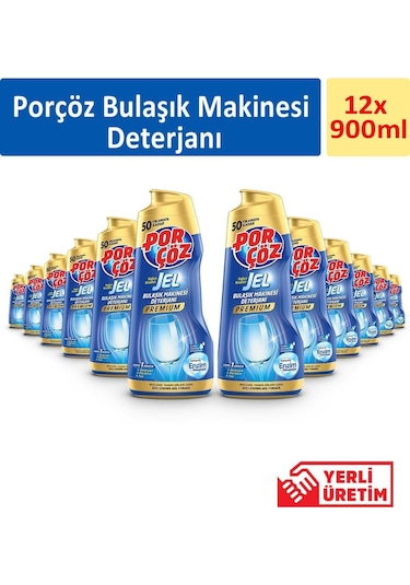 900 Ml Jel Bulaşık Deterjanı Premium X12 Adet