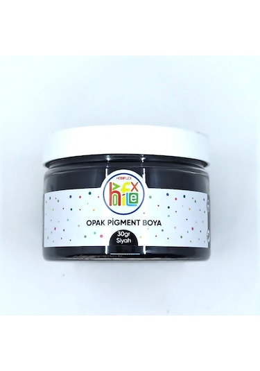 Epoksi Reçine Pigment Opak Toz Boya Siyah Renk 30 G