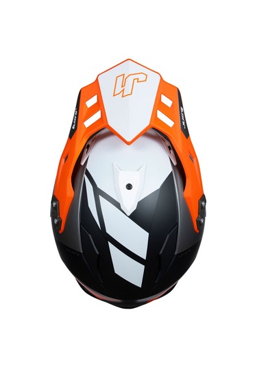 Just1 J34 Pro Outer Space Kapalı Motosiklet Kaskı Siyah Antrasit Oranj Siyah - Gri - Turuncu