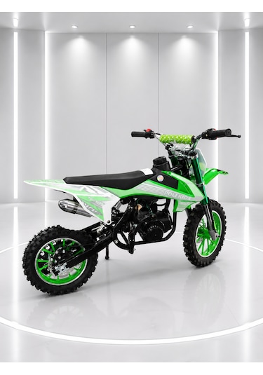 Sfm Mini Cros 49cc Çocuk Cross Motosikleti Yeşil