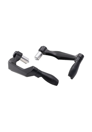 Motorcycle Fren Çubuğu Koruyucuları, 18mm Saplı, Abs Malzeme, Siyah, Çiftli, Kolleri Güvence Altına Alır