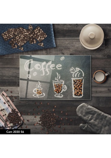 Baskılı Cam Kesme Tahtası Temperli Cam 25 X 35 Cm-9097559040206kcbmtfk