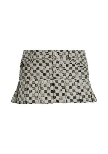 Daily Paper Classic Monogram Plise Etek Mini Tasarım Çok Renkli