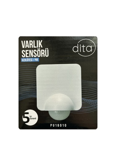 Dita Pu18010 Kızılötesi / Pır Duvar Tipi 180 Varlık Sensörü