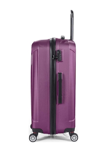 Polo&sky Spring Model Mor Renk Orta Boy Valiz Bavul Mor