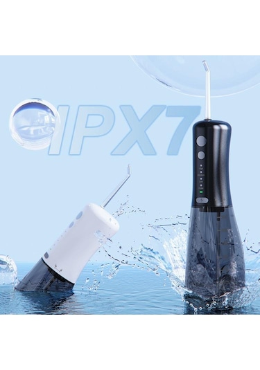 F500 Ipx7 Su Geçirmez 350ml Şarj Edilebilir Taşınabilir El Darbeli Elektrikli Pensesinde Siyah