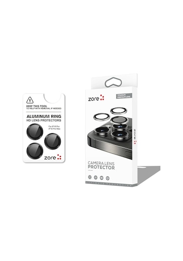 Ardemix Apple Uyumlu iPhone 16 Pro Cl-12 Premium Safir Parmak İzi