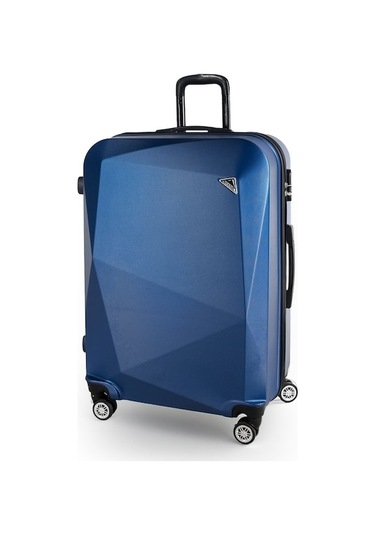 Novahub Elmas Model Lacivert Renk Büyük Boy Valiz Bavul Lacivert Lacivert