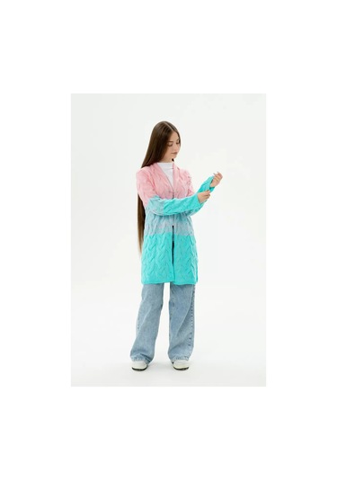 Dvora Uzun Baharlık Kardigan 10946089 Pembe