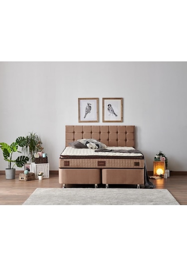 Nironyatak W.Cotton 160X200 Çift Kişilik Pedli Yatak Full Ortopedik Yaylı Ya