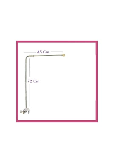 Tommybaby Topuzlu Lüx Cibinlik Demiri 72 x 45 CM