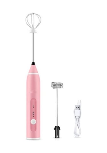 Yasammerkezi Şarj Edilebilir Mini Çırpıcı Ahşap