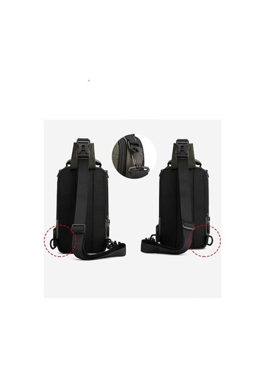 Createtech Yeşil Usb Su Sırt Çantası, Nylon, Geçirmez, Çok Amaçlı, Geniş Kapasiteli Yeşil