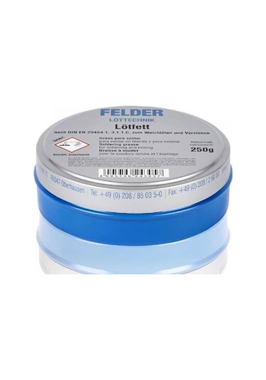 LÖTFETT FELDER LÖTTECHNIK LEHİM PASTASI 250gr