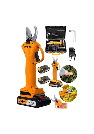 Steiner 128 Vf 10 Ah Çift Akülü Bağ Makası Dal Budama Makası Trnc