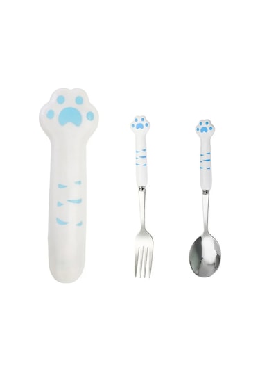 Maiyame Stainless Steel Çanta Seti: Yemek, Salata, Sushi İçin Isı/dirençli, Hijyenik Taşınabilir Kaşık-çatal Pembe