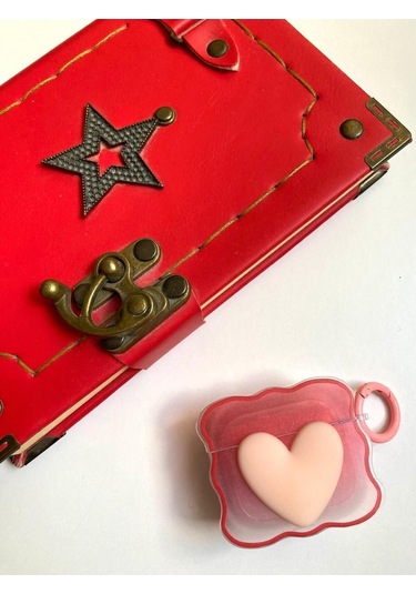 İphone 3. Nesil Uyumlu Koruyucu Bluetooth Kulaklık Kılıfı Figürlü Kalp K Airpods 3. Nesil