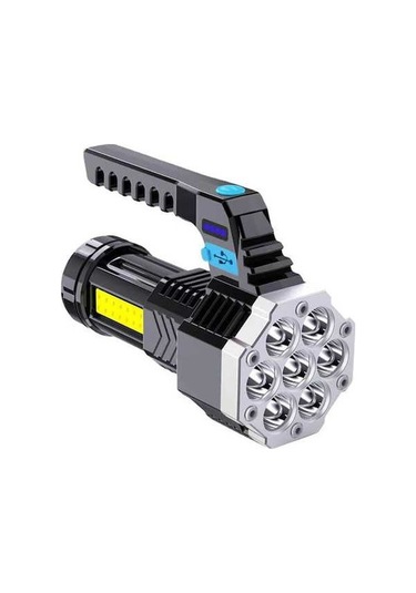 Novahub Taşınabilir Çok Modlu Yüksek Parlaklıklı Siyah Kamp Feneri, Siyah Siyah