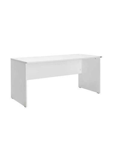 New York Ofis Ve Çalışma Masası - Parlak Lake Beyaz 160x75x76 Cm Gxyxd