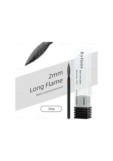 Hytoos Pro Siyah Elmas Tırnak Matkap Uçları Rus Tırnak Eti Ucu Tırnak Matkap Ölü Cilt Tırnak Eti Temizleyici Çivi Ön Tedavi Araçları Kestane