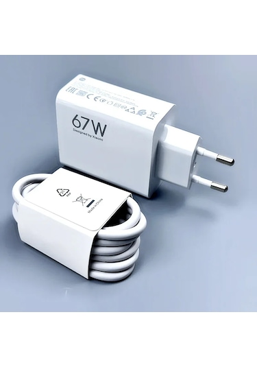 Xıaomıxiaomi 67w Hızlı Şarj Cihazı Usb-c Kablosu - Mi 14/13t/12t/13 Ultra Pro, Redmi Note 12/11/13 Pro, Poco X5/f5 Pro Uyumlu De Whıtedistribütör Garantili