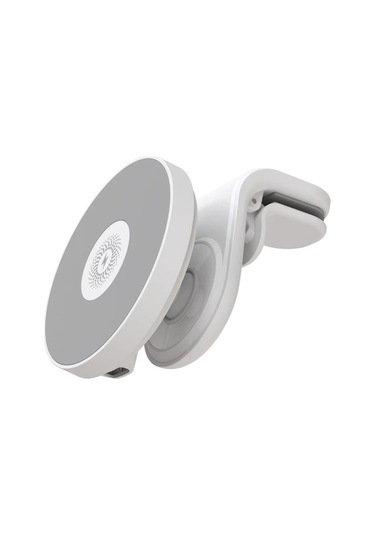 Wisdomselect 12 13 Cep Telefonu Manyetik Şarj Cihazı Için Kablosuz Hızlı Şarj, Hava Firar Telefon Tutucu - Beyaz Vantuzlu Beyaz Yok 48ayqa