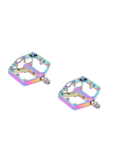 Meroca Rainbow Alüminyum Platformlu Rulmanlı Bisiklet Pedalı