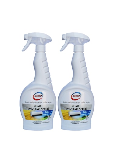 Akbel Klima Temizleme Spreyi 750 Ml 2 Li Ekonomik Paket