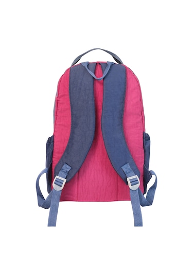 United Colors Of Benetton. Color Blocking Unisex Çocuk Okul Çantası Lacivert-bordo-hardal