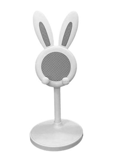 Masaüstü Telefon Tutucu Ped Sünger Ayarlanabilir Yükseklik Çok İşlevli Yerden Tasarruf Sağlayan Kompakt Telefon Tutucu Beyaz