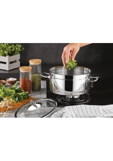 KAHRAMANLAR Sırma Çelik Tencere 24*14