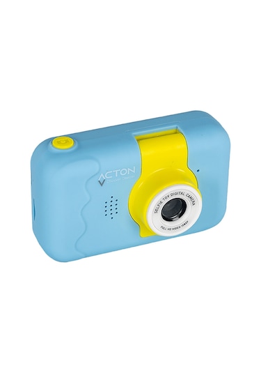 Acton Full HD Dijital Çocuk Fotoğraf Makinesi Mavi