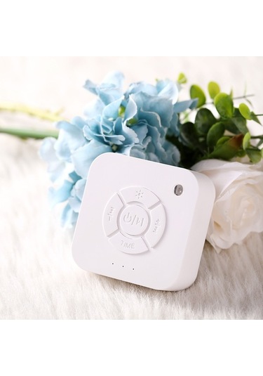 Tongxida Portatif Beyaz Gürültü Makinesi - 9 Doğal Ses, Uyku İçin, 36 Saat Kullanim Süresi - Bebek & Cocuk Kullanımı Beyaz Beyaz